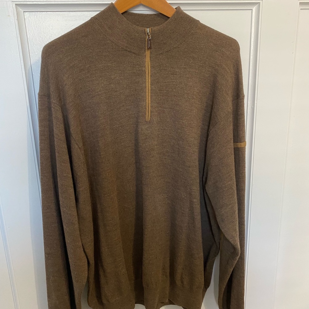 Peter Millar 1/4 Zip 100% Merino Wool